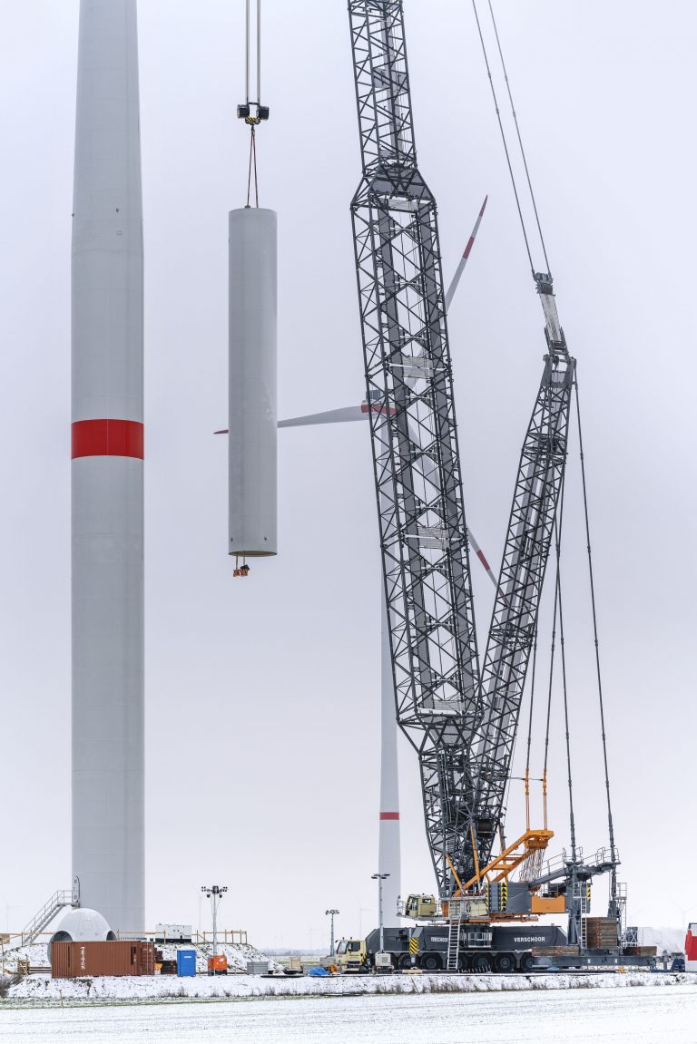 Wind Farm Gets A Lift From Liebherr In Installing Heavy Turbines