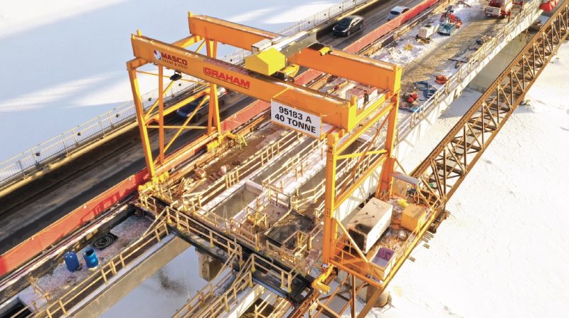 How Gantry Cranes Kept A Vital Bridge Open During Reconstruction